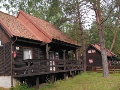 Domek u Bartnika dla 6-7 osób | Mazury | Basen, sauna i jacuzzi |
