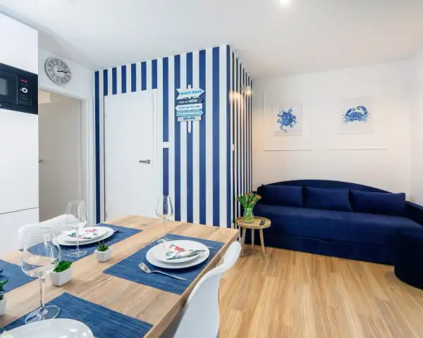 Niebieskie Apartamenty Poddąbie 350 m do plaży 