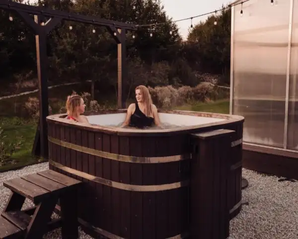 Domki na Kaszubach - Chabry i Rumianki - Roztoka, Przywidz - Basen Sauna Jacuzzi KASZUBY