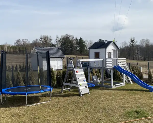 Domek Fuleda Mazury Sauna Jacuzzi Kominek 
