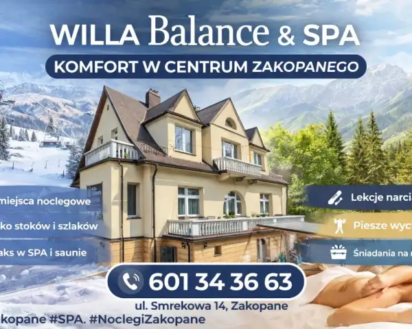 Willa Balance & SPA Danuta Syncerek