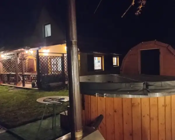 Domek całoroczny z kominkiem - Kaszuby