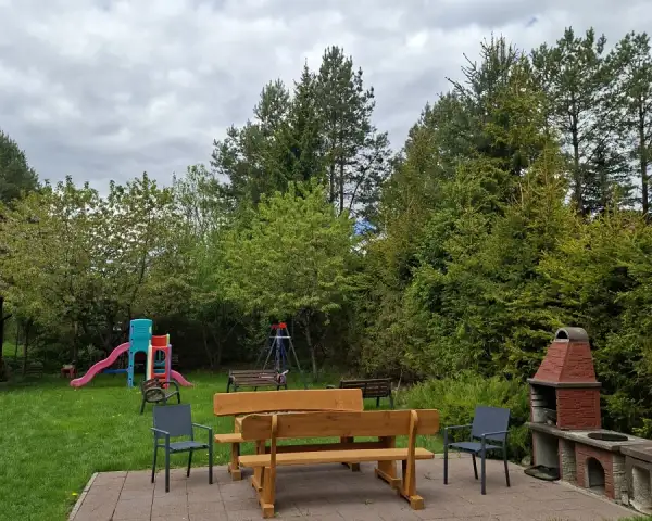 Domek całoroczny z kominkiem - Kaszuby