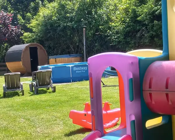 Domek całoroczny z kominkiem - Kaszuby
