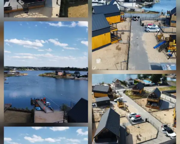 Piaskowa Zatoka jezioro &SPA domki z prywatną plażą I mariną 