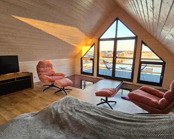Piaskowa Zatoka jezioro &SPA domki z prywatną plażą I mariną 