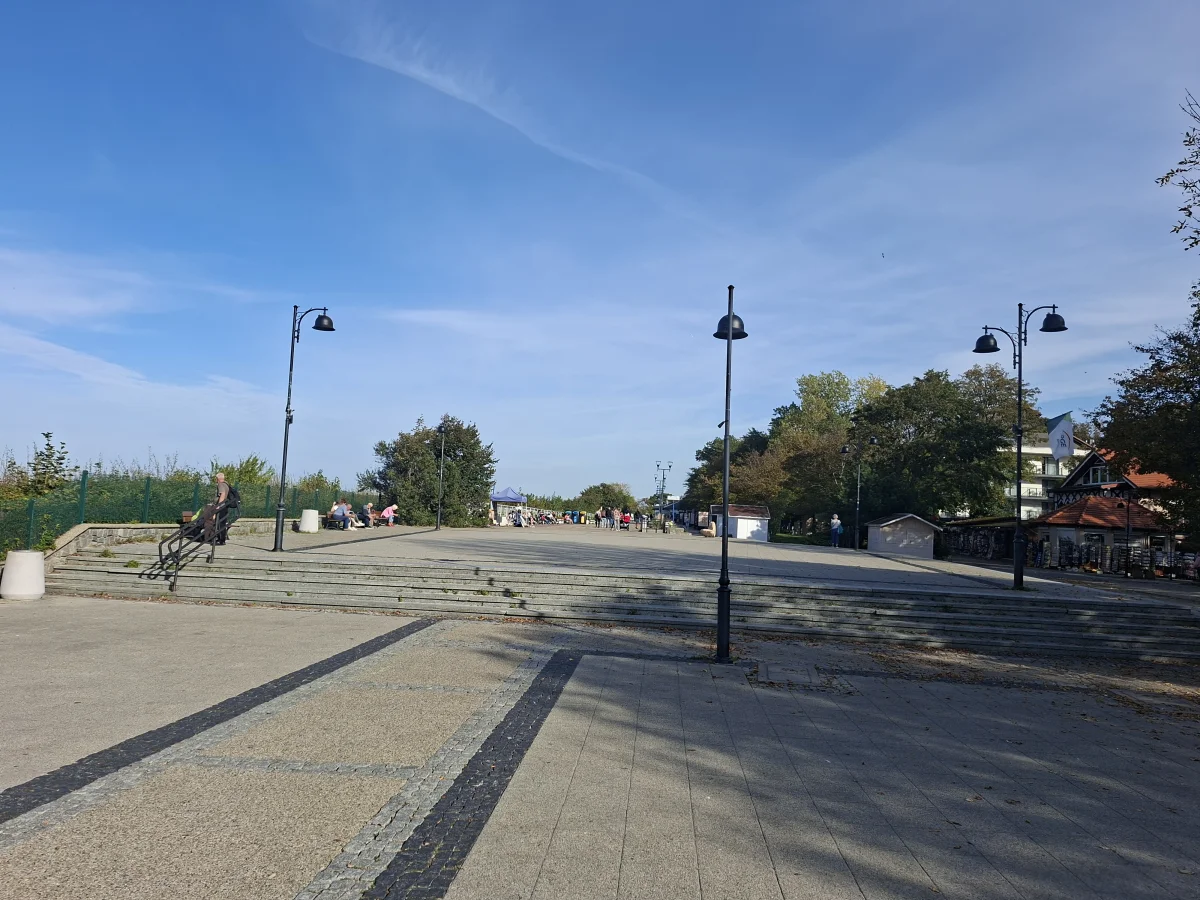 Promenada nadmorska w Ustce
