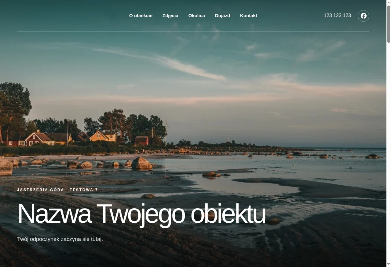 Podgląd strony: Tu może być Twój obiekt